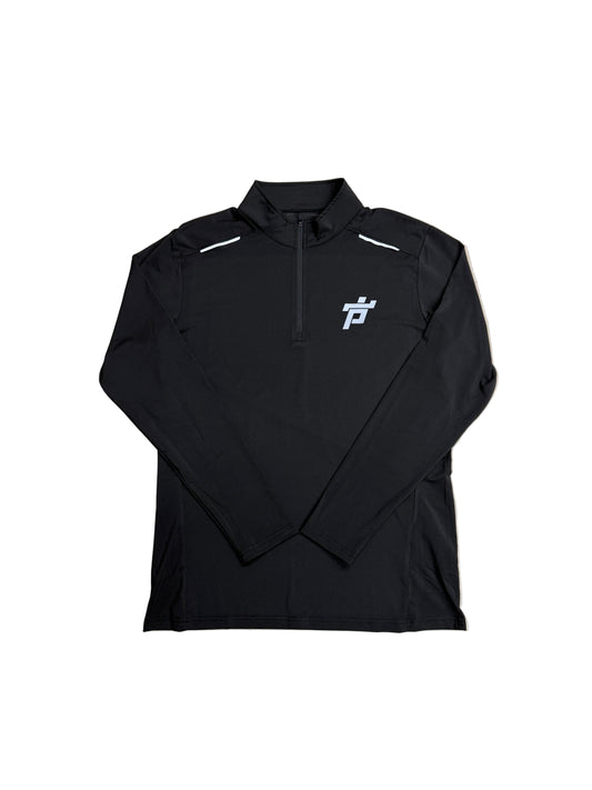 TEMPO 1/4 ZIP BLACK